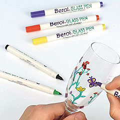 yellowmoon Berol Fine Tip Glass Pens