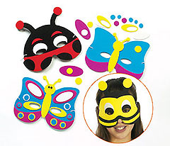 yellowmoon Bug Foam Mask Craft Kits