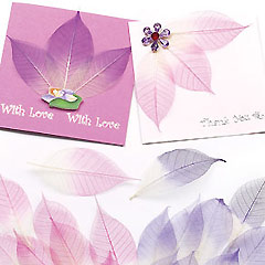 yellowmoon Scented Leaf Card Toppers