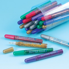 yellowmoon Tub of Glitter Glue Pens