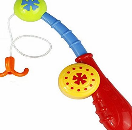 YIXIN Bath Fishing Toy with Two Different Design Fishing Rod Great Challenge for Kids 3 Age  (Fishing rod)