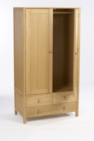 Your Price Furniture.co.uk Ashdown Double Wardrobe With 3 Drawers
