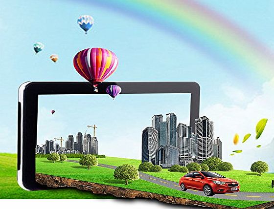 YQTEC 7 inch 8GB SAT NAV Car GPS Navigation System,Bluetooth,POI Postcode FM,Preloaded UK and EU Maps,Music/Movie Player,Multi-language,Free Lifetime Map Updates (7 inch, With Bluetooth)
