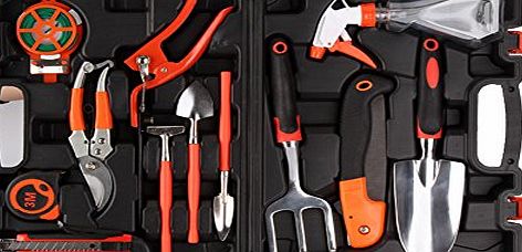 YUDA 12pcs Premium Garden Gardening Tool Set Garden Hand Tools Mechanics Kit Pruning Tools