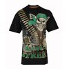 Hip Hop Big & Tall T-Shirt (Black/Green)