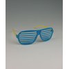 Yukka Sunglasses Yukka Wanyeezy Shutter Shades (Aqua/Yellow)
