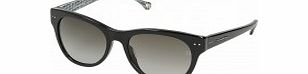 Zegna Mens SZ3657-700 Shiny Black Sunglasses