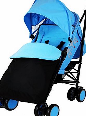 ZETA  Citi Stroller Buggy Pushchair - Ocean (Complete With Footmuff   Raincover)