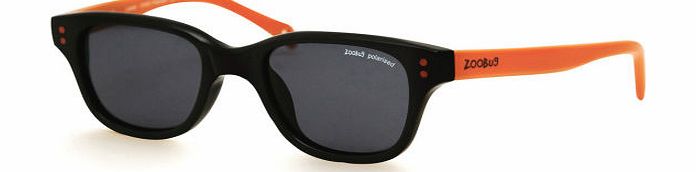 Zoobug Boys Zoobug Wayfarer Sunglasses - Charcoal/orange